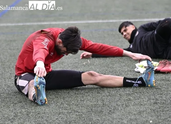 Galván y Caramelo, bajas en el entrenamiento del Salamanca UDS 