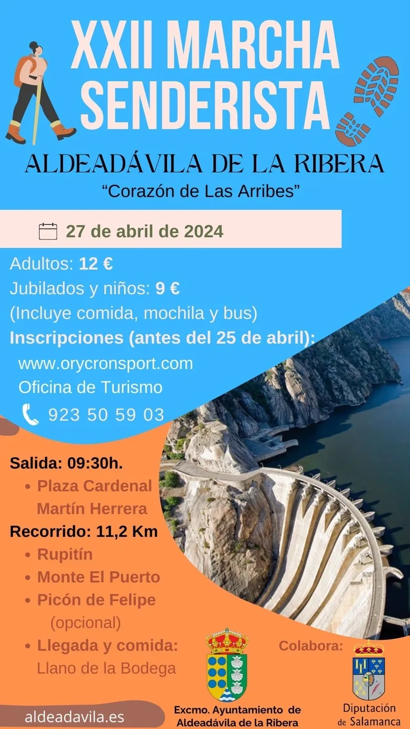 Foto 2 - Aldead&aacute;vila celebrar&aacute; el 27 de abril su marcha senderista 'Coraz&oacute;n de las Arribes'
