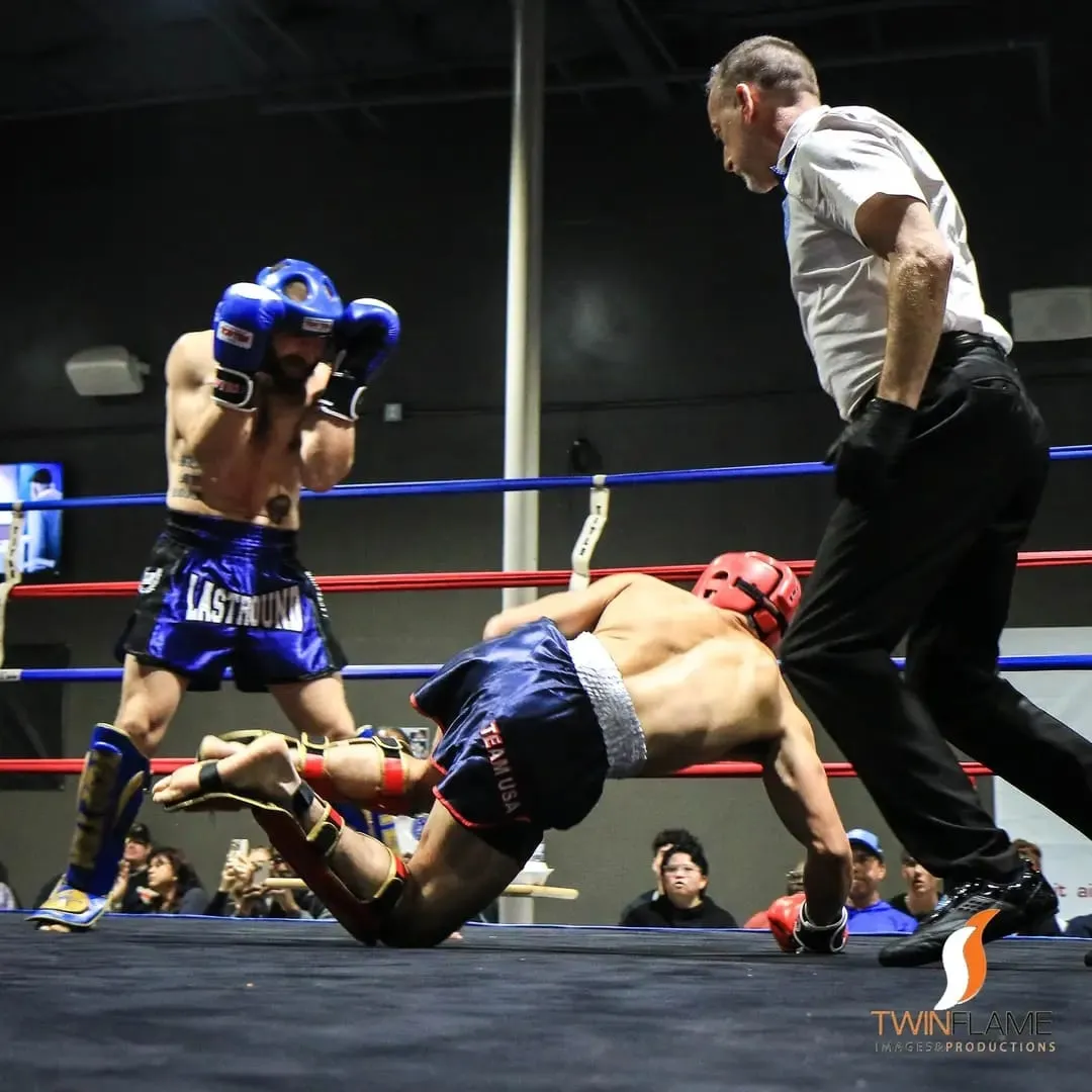 Jaime Lizana, en la velada de K1 