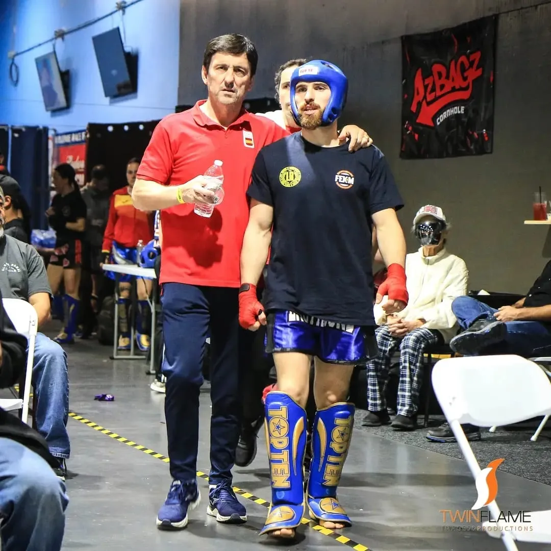 Jaime Lizana, en la velada de K1 