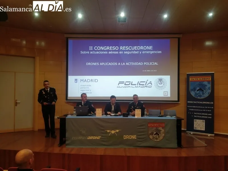 Intensa última jornada en el II Congreso de Drones en el Recinto Ferial de la Diputación de Salamanca  