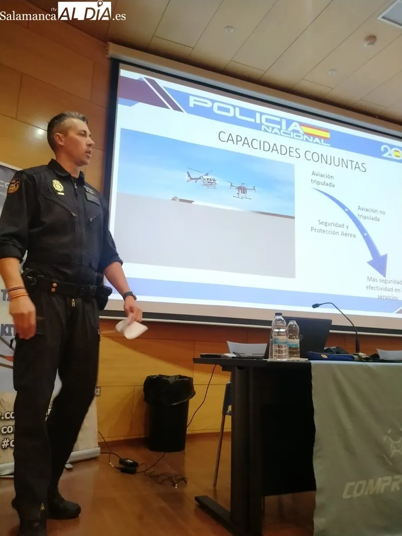 Intensa última jornada en el II Congreso de Drones en el Recinto Ferial de la Diputación de Salamanca  