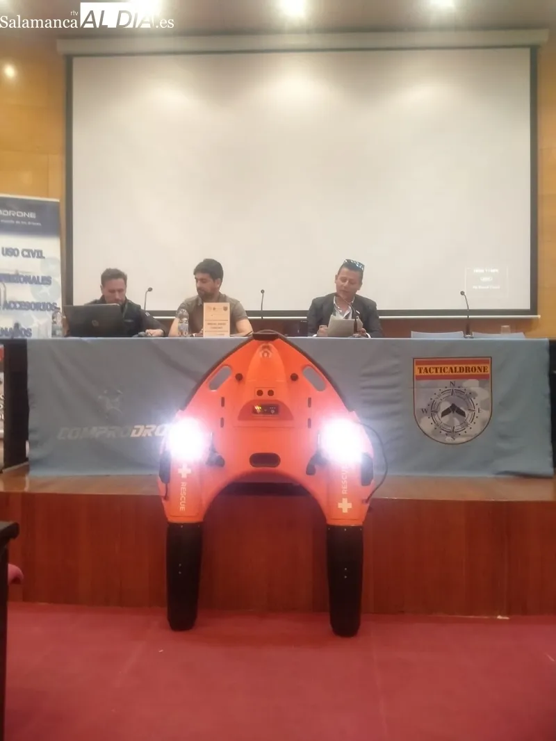 Intensa última jornada en el II Congreso de Drones en el Recinto Ferial de la Diputación de Salamanca  