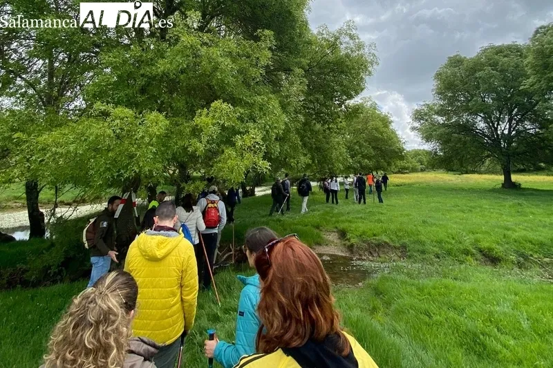 En Valderrodrigo celebraban este domingo su I Marcha Senderista, una excelente jornada para disfrutar de la naturaleza que rodea al río Uces  