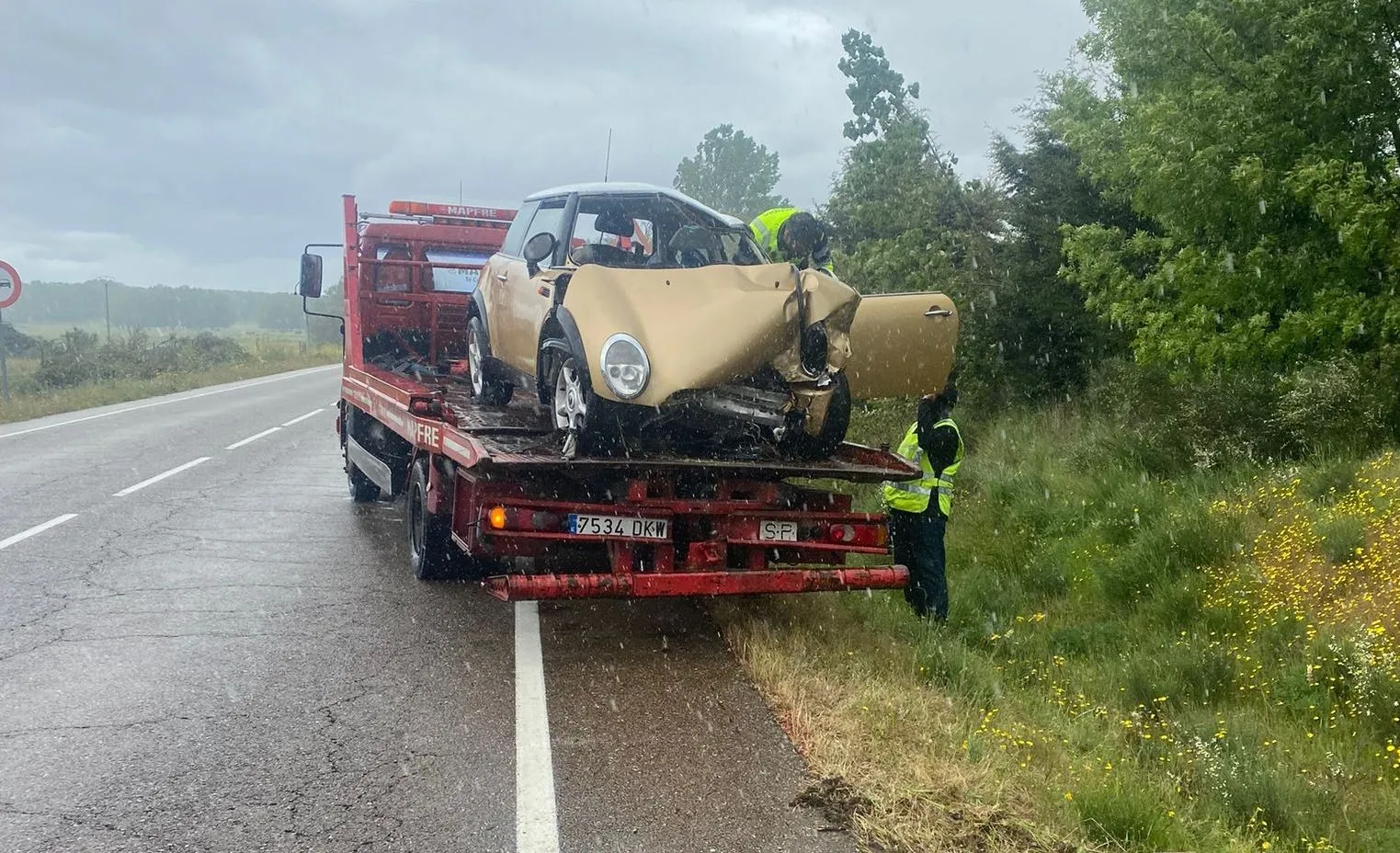 Foto 2 - Fallece una mujer de 63 a&ntilde;os en un accidente de tr&aacute;fico a la altura de Melimbrazos (El Bod&oacute;n)
