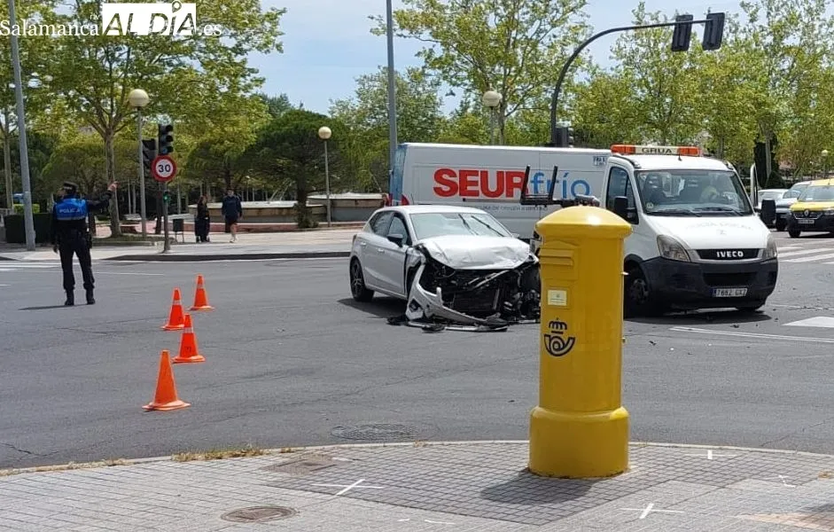 Accidente en la calle Bañeza