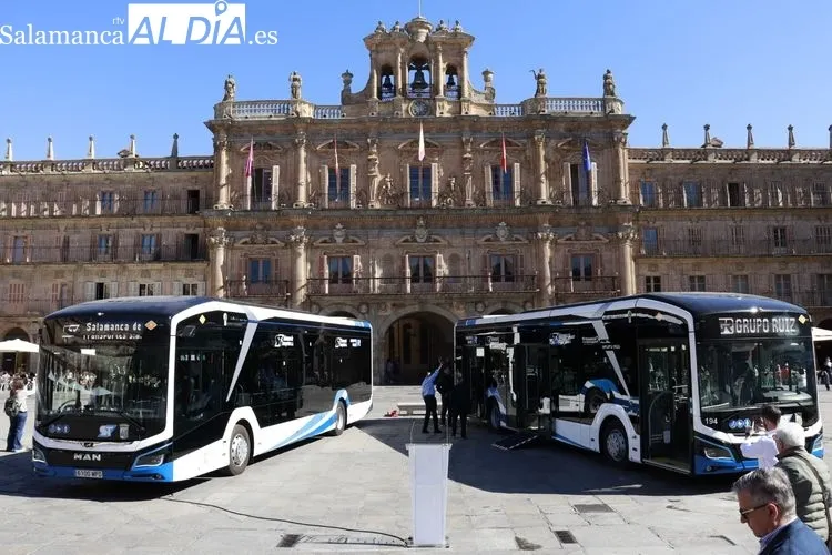 Salamanca estrena buses urbanos eléctricos | FOTOS: Raúl González Riego 