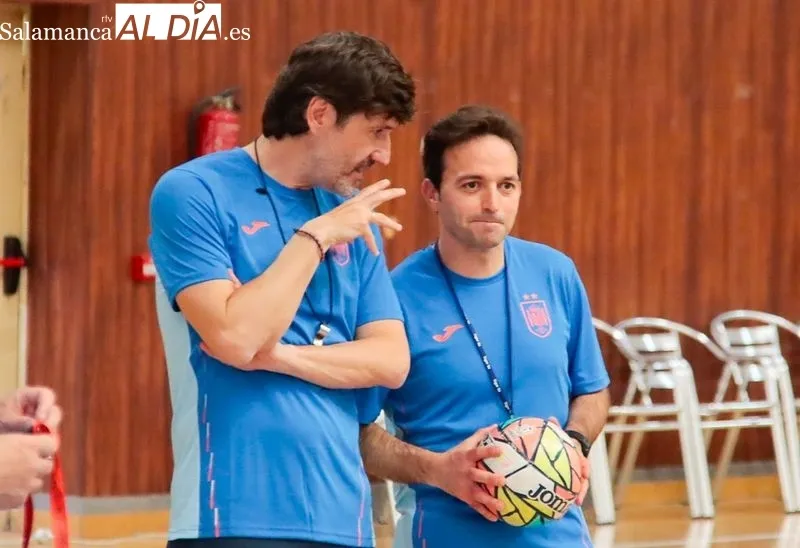 Clínic en Salamanca de Leyendas de la Selección Española de Fútbol Sala