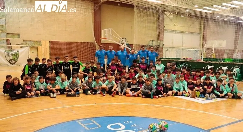 Clínic en Salamanca de Leyendas de la Selección Española de Fútbol Sala