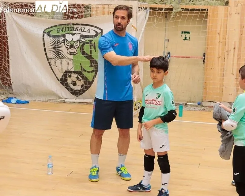 Clínic en Salamanca de Leyendas de la Selección Española de Fútbol Sala