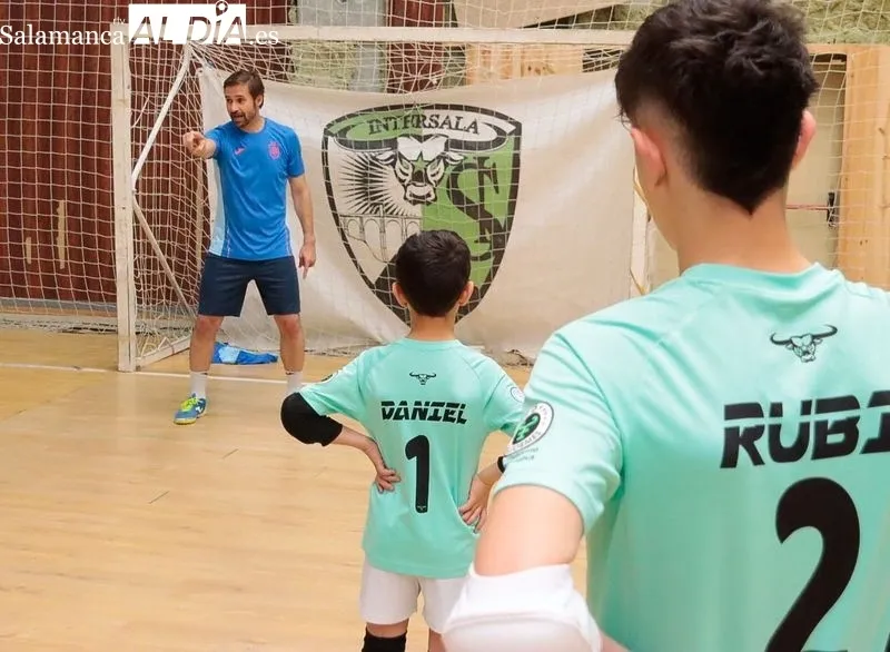Clínic en Salamanca de Leyendas de la Selección Española de Fútbol Sala