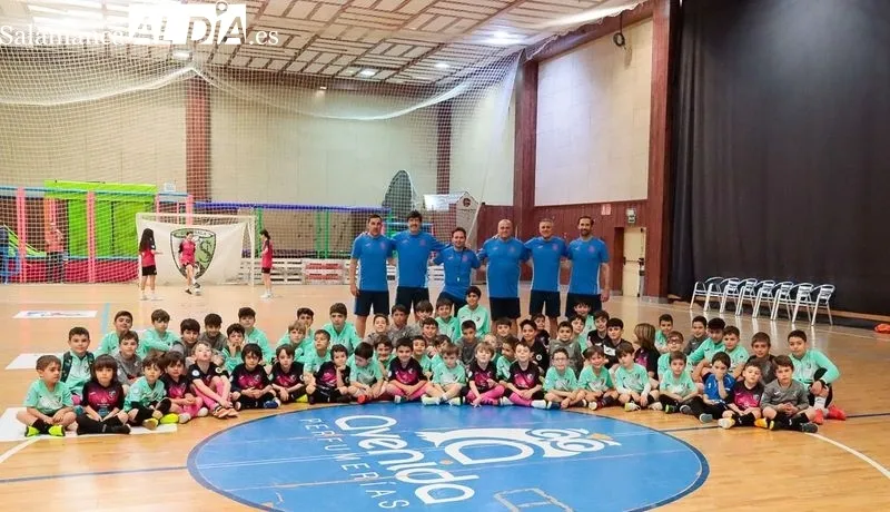 Clínic en Salamanca de Leyendas de la Selección Española de Fútbol Sala