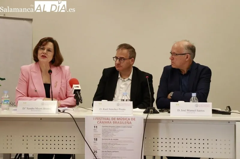 Presentación de la primera edición del Festival de Música Cámara Brasileña, en el CEBUSAL. Foto de Raúl Riego