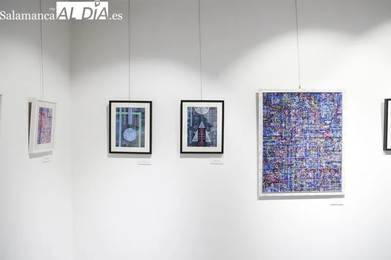 Exposición del artista mirobrigense Carlos García Medina en el Casino de Salamanca. Foto: David Sañudo