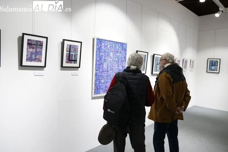 Exposición del artista mirobrigense Carlos García Medina en el Casino de Salamanca. Foto: David Sañudo