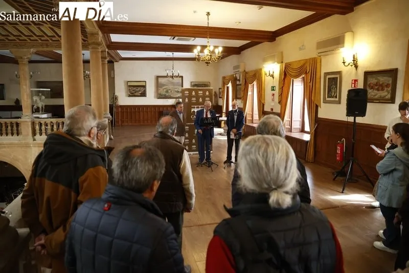 Exposición del artista mirobrigense Carlos García Medina en el Casino de Salamanca. Foto: David Sañudo