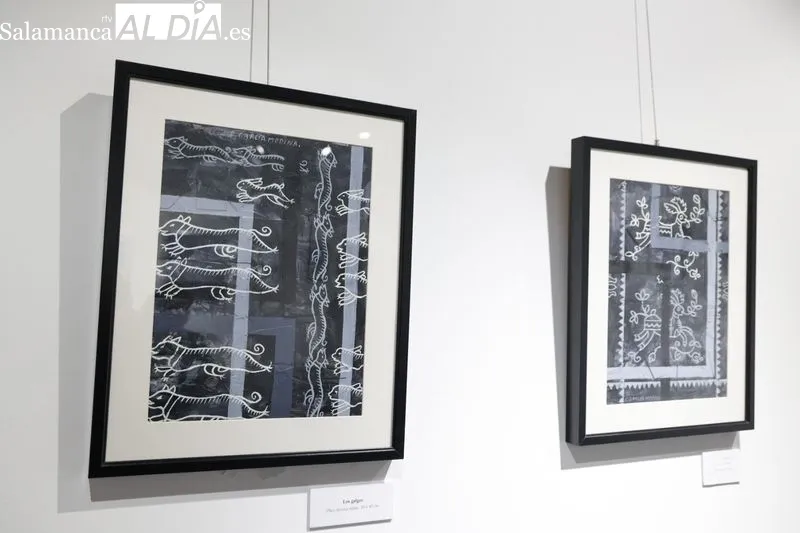 Exposición del artista mirobrigense Carlos García Medina en el Casino de Salamanca. Foto: David Sañudo