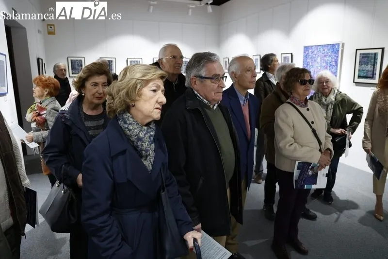 Exposición del artista mirobrigense Carlos García Medina en el Casino de Salamanca. Foto: David Sañudo