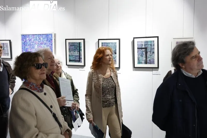 Exposición del artista mirobrigense Carlos García Medina en el Casino de Salamanca. Foto: David Sañudo
