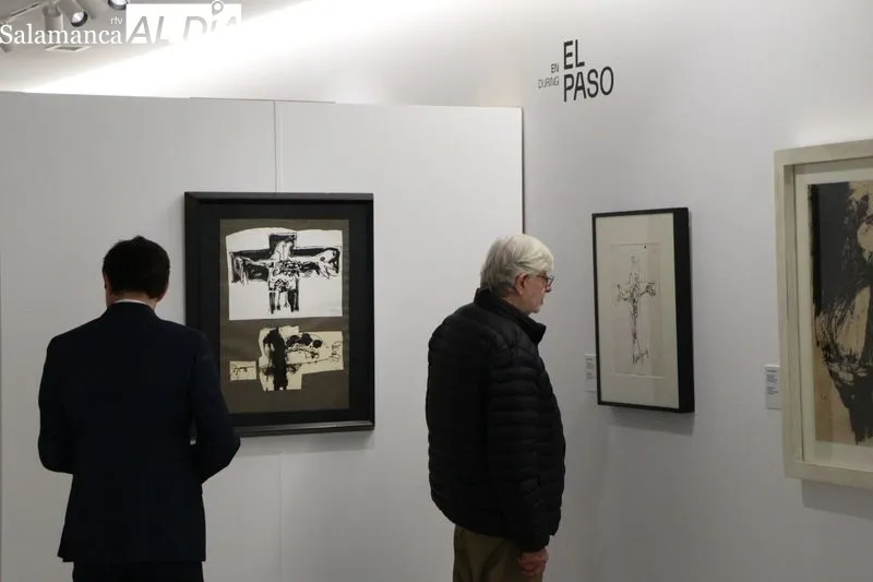 Exposición ‘El Paso. Signo de una época’ en el Centro Cultural FUNDOS Fórum Salamanca, ubicado en la avenida Alfonso IX de León, 78. Foto de Raúl Riego