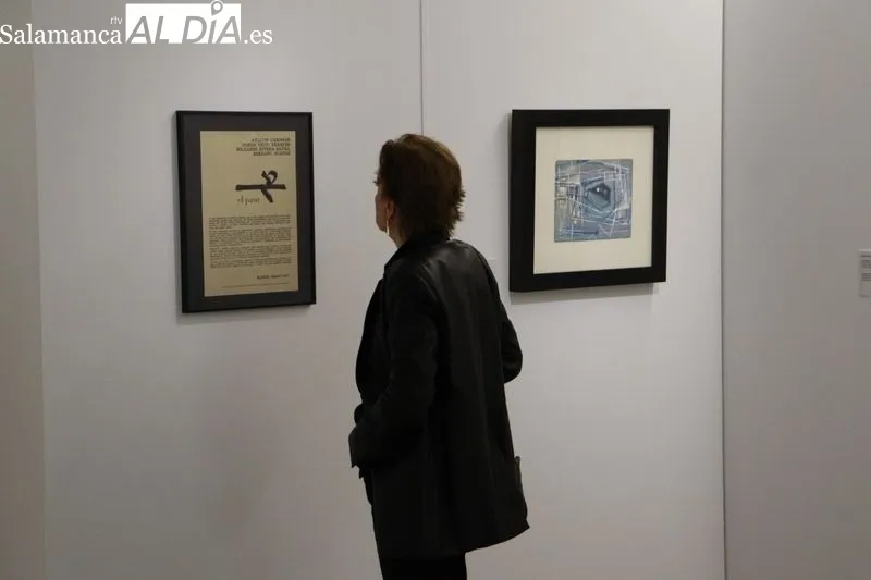 Exposición ‘El Paso. Signo de una época’ en el Centro Cultural FUNDOS Fórum Salamanca, ubicado en la avenida Alfonso IX de León, 78. Foto de Raúl Riego