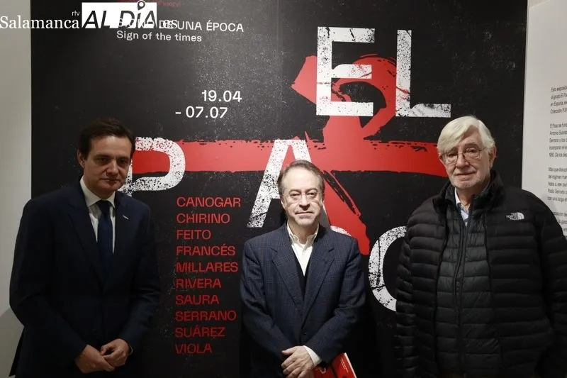 Exposición ‘El Paso. Signo de una época’ en el Centro Cultural FUNDOS Fórum Salamanca, ubicado en la avenida Alfonso IX de León, 78. Foto de Raúl Riego