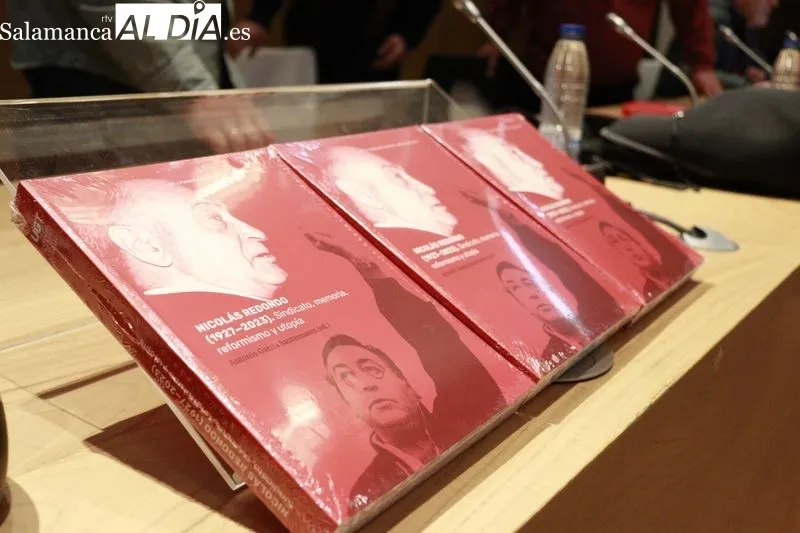 Exposición sobre Nicolás Redondo en el Centro de la Memoria Histórica, en la plaza de los Bandos. Foto: Raúl Riego