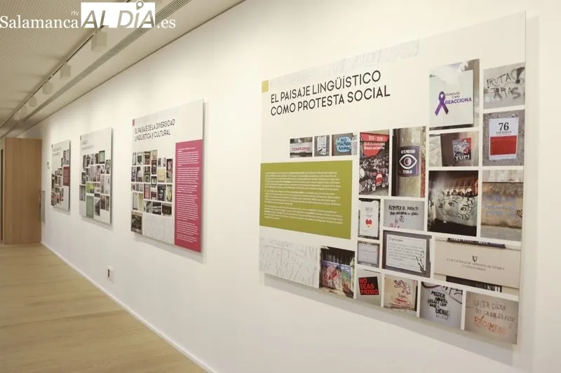 Exposición “El paisaje lingüístico. Un paseo por el discurso público”. Foto: Raúl Riego