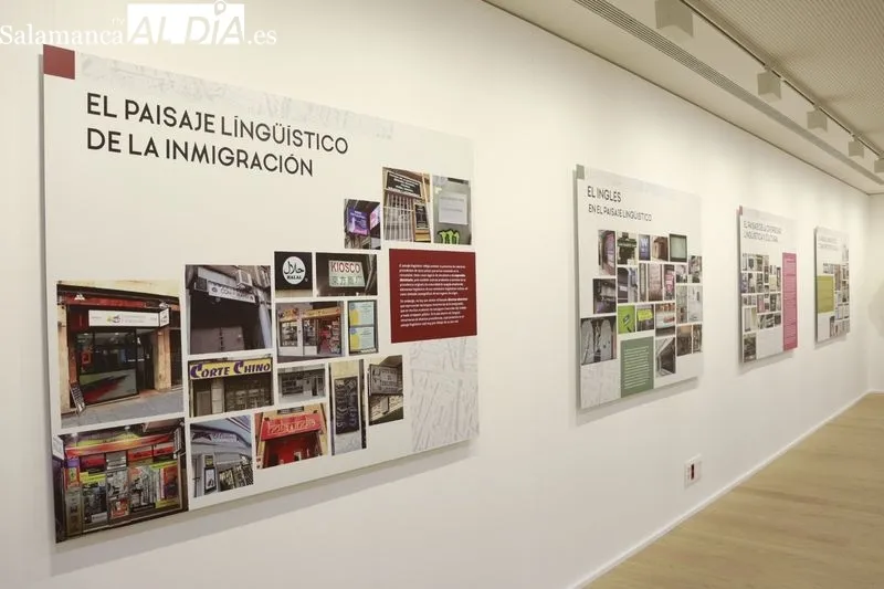 Exposición “El paisaje lingüístico. Un paseo por el discurso público”. Foto: Raúl Riego