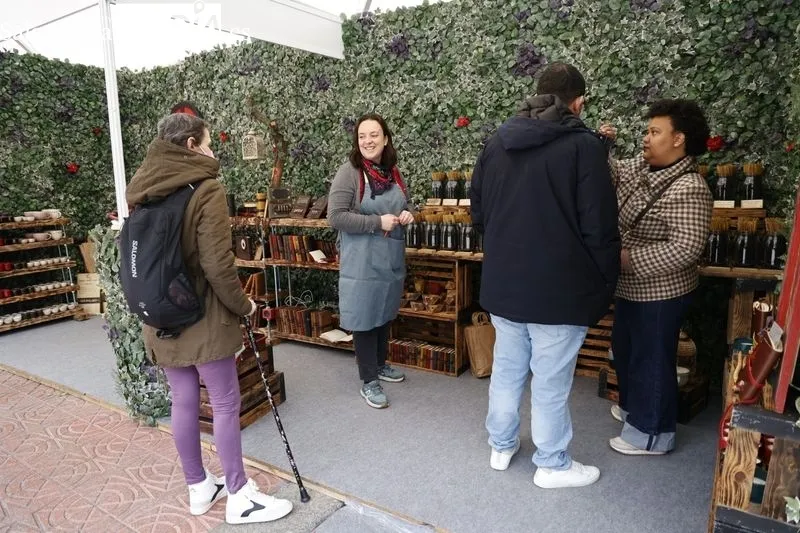 Feria de Artesanía de Salamanca en la plaza de los Bandos. Foto: David Sañudo