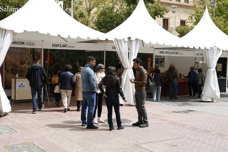 Feria de Artesanía de Salamanca en la plaza de los Bandos. Foto: David Sañudo