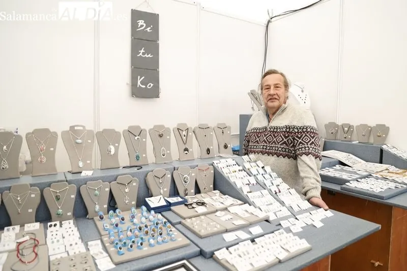 Feria de Artesanía de Salamanca en la plaza de los Bandos. Foto: David Sañudo