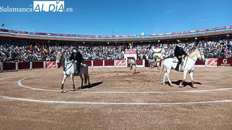 Paseillo de Marco Pérez en la Plaza de Toros de Guijuelo