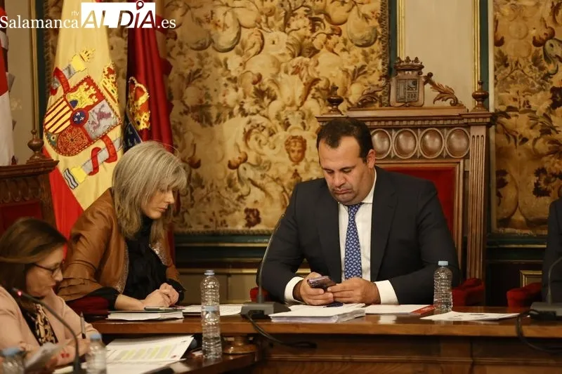 Pleno de la Diputación de Salamanca de este martes 30 de abril de 2024. Foto: David Sañudo