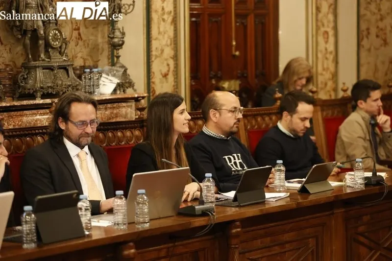 Pleno de la Diputación de Salamanca de este martes 30 de abril de 2024. Foto: David Sañudo
