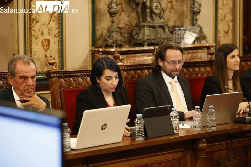 Pleno de la Diputación de Salamanca de este martes 30 de abril de 2024. Foto: David Sañudo