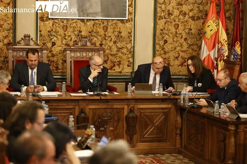 Pleno de la Diputación de Salamanca de este martes 30 de abril de 2024. Foto: David Sañudo
