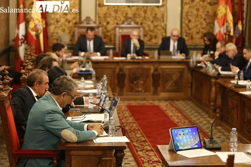 Pleno de la Diputación de Salamanca de este martes 30 de abril de 2024. Foto: David Sañudo