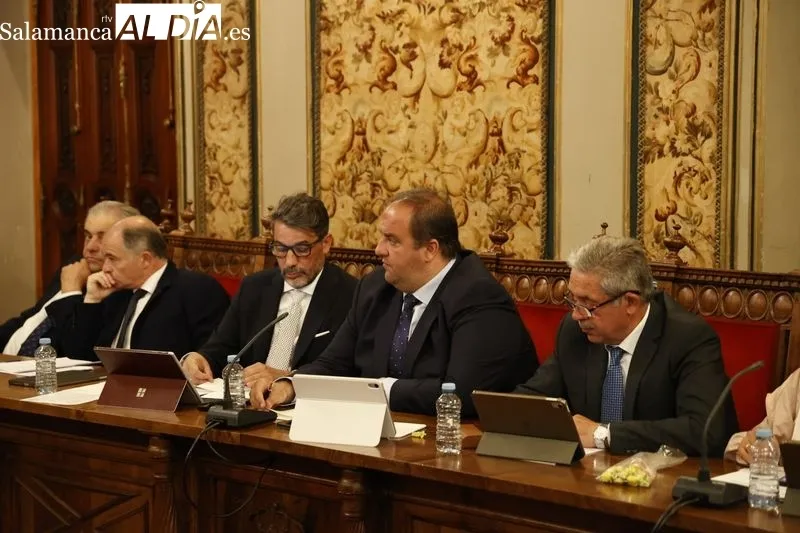 Pleno de la Diputación de Salamanca de este martes 30 de abril de 2024. Foto: David Sañudo