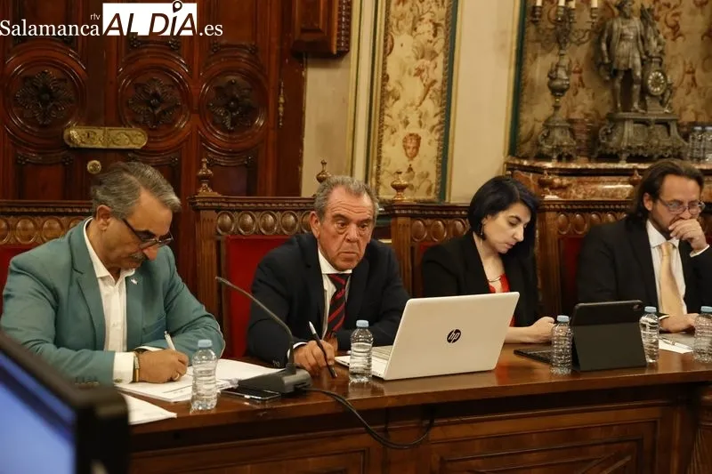 Pleno de la Diputación de Salamanca de este martes 30 de abril de 2024. Foto: David Sañudo