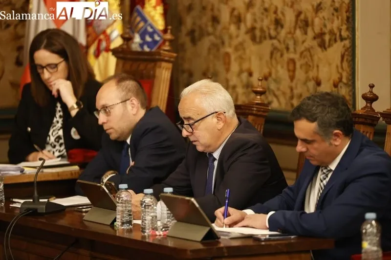 Pleno de la Diputación de Salamanca de este martes 30 de abril de 2024. Foto: David Sañudo