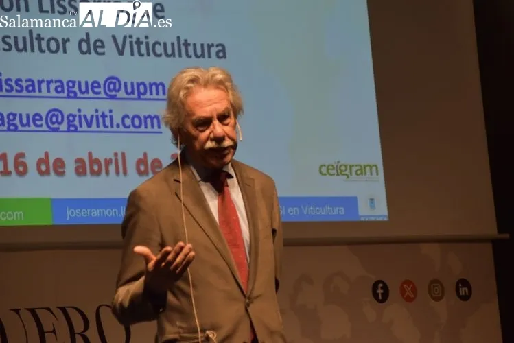 José Ramón Lissarrague García-Gutiérrez, durante su ponencia | FOTOS: Vanesa Martins 