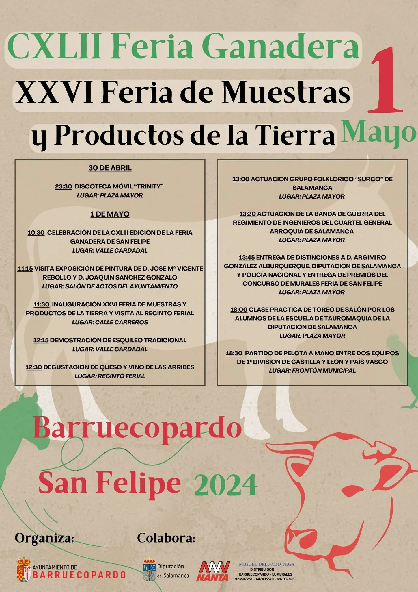 Foto 2 - Barruecopardo tiene todo preparado para vivir la 142&ordf; Feria ganadera de San Felipe y la 26&ordf; Feria de Productos de la Tierra