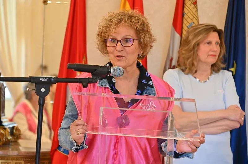 Recepción de Afibrosal en el Ayuntamiento.