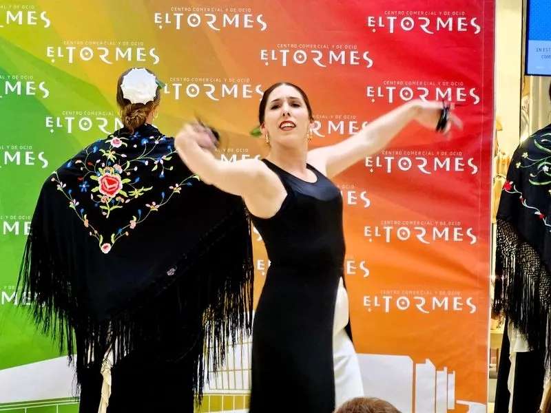 Flamenco en el Centro Comercial El Tormes.