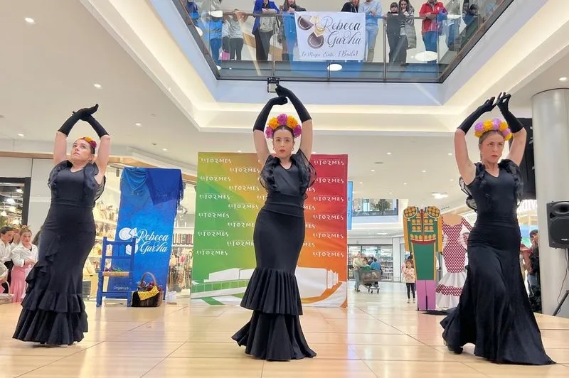 Flamenco en el Centro Comercial El Tormes.