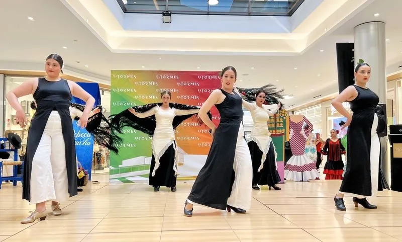 Flamenco en el Centro Comercial El Tormes.