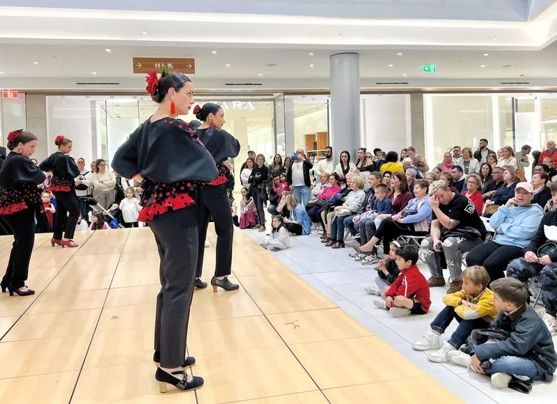 Flamenco en el Centro Comercial El Tormes.