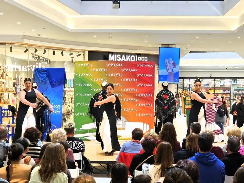 Flamenco en el Centro Comercial El Tormes.