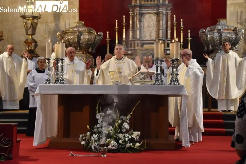 Misa en la Catedral Nueva con motivo de la Fiesta del el 511 aniversario de la dedicación de este templo a la Virgen de la Asunción. Foto: Vanesa Martins